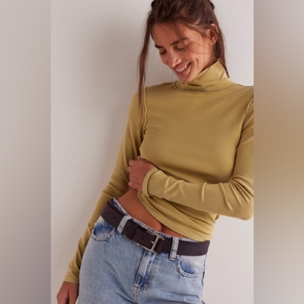 Free People We The Free Good Good Turtleneck